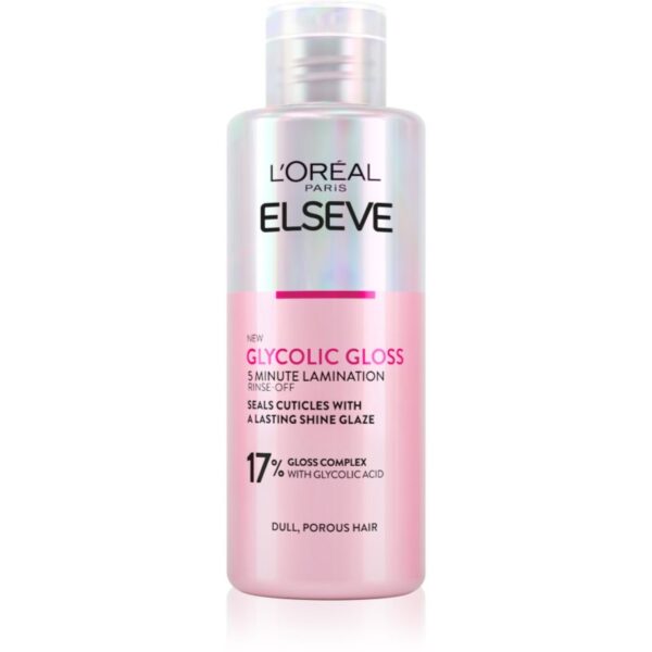 L’Oréal Paris Elseve Glycolic Gloss Masca de par pentru catifelarea si regenerarea parului deteriorat 200 ml-Țena