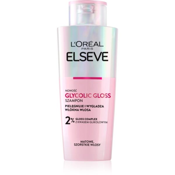 L’Oréal Paris Elseve Glycolic Gloss șampon revitalizant pentru strălucirea părului slab 200 ml-Țena