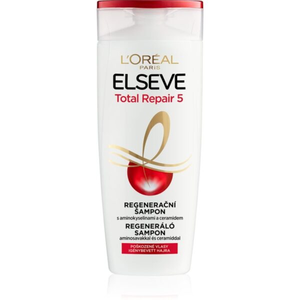 L’Oréal Paris Elseve Total Repair 5 sampon pentru regenerare cu keratina 250 ml-Țena
