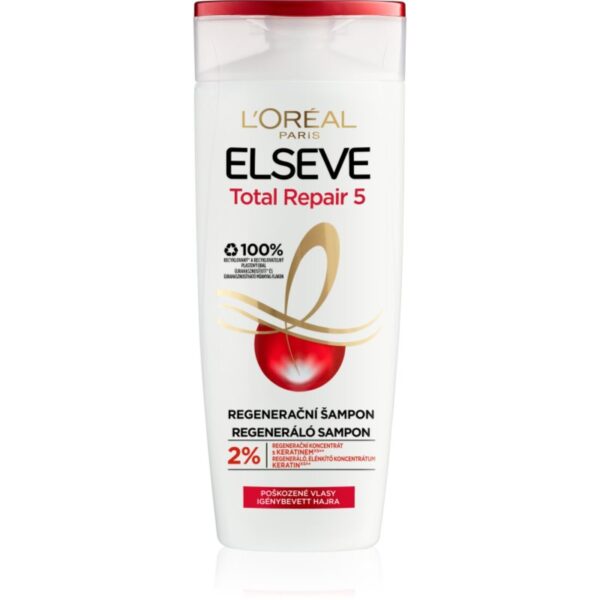 L’Oréal Paris Elseve Total Repair 5 sampon pentru regenerare cu keratina 400 ml-Țena