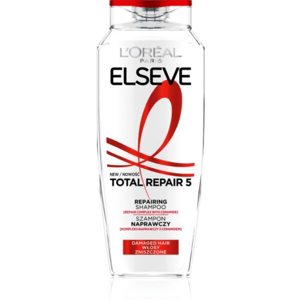 L’Oréal Paris Elseve Total Repair 5 sampon pentru regenerare cu keratina 400 ml-Țena