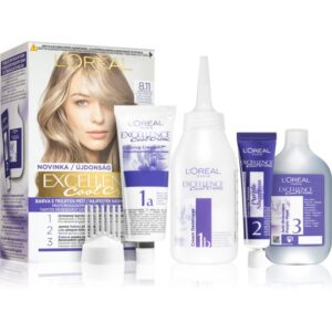 L’Oréal Paris Excellence Cool Creme culoare par culoare 8.11 Ultra Ash Light Blond-Țena