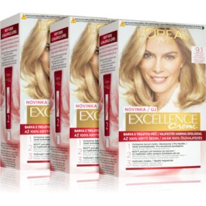 L’Oréal Paris Excellence Creme culoare par ambalaj economic culoare 9.1-ro