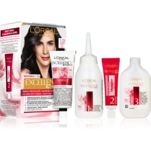 L’Oréal Paris Excellence Creme culoare par culoare 1.01 Deep Black 1 buc-ro