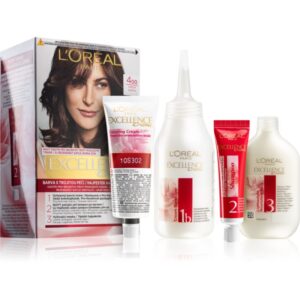L’Oréal Paris Excellence Creme culoare par culoare 400 Brown 1 buc-Țena