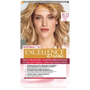L’Oréal Paris Excellence Creme culoare par culoare 8.13 Blond Clair Beige 1 buc-Țena