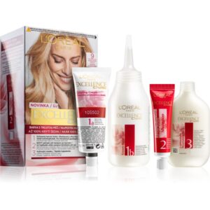 L’Oréal Paris Excellence Creme culoare par culoare 9 Light Natural Blonde 1 buc-Țena
