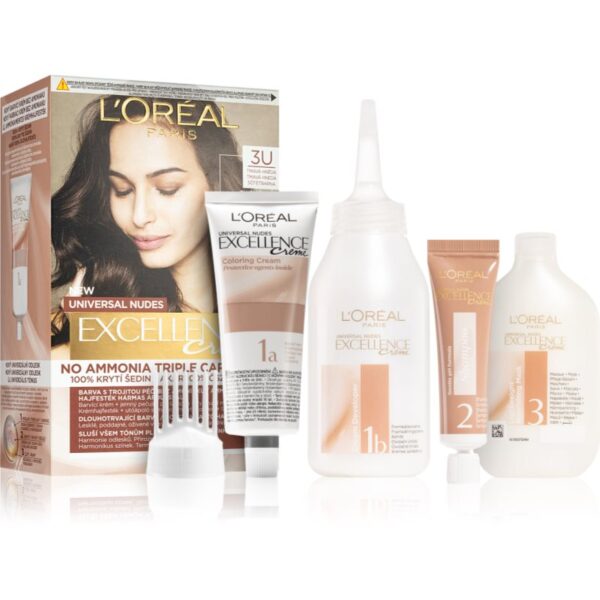 L’Oréal Paris Excellence Universal Nudes Culoare permanenta pentru par culoare 3U 1 buc-ro