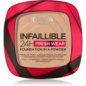 L’Oréal Paris Infaillible Fresh Wear 24h pudra machiaj culoare 120 Vanilla 9 g-ro