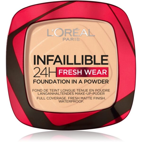 L’Oréal Paris Infaillible Fresh Wear 24h pudra machiaj culoare 40 Cashmere 9 g-ro