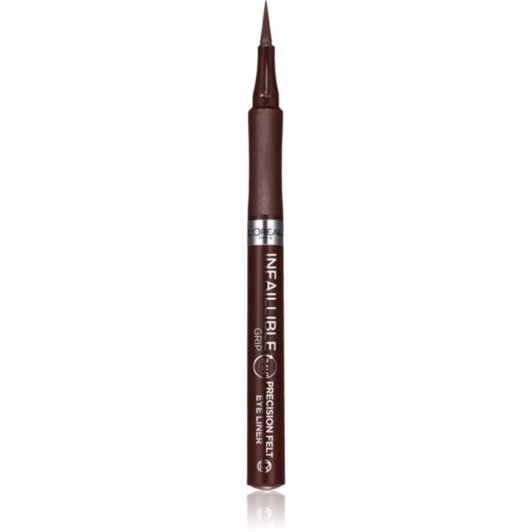 L’Oréal Paris Infaillible Grip 27H Precision Felt tuș de ochi tip cariocă culoare Brown 1 ml-ro