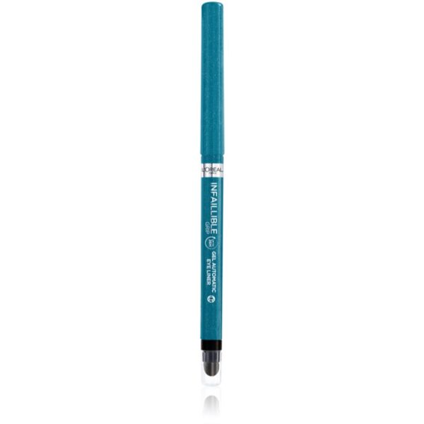 L’Oréal Paris Infaillible Grip 36h Gel Automatic Liner gel pentru linia ochilor cu aplicator culoare 07 Turquoise Faux Fur 0