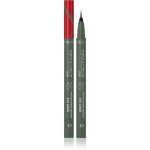 L’Oréal Paris Infaillible Grip 36h Micro-Fine liner eyeliner în fix culoare 05 Sage Green 0