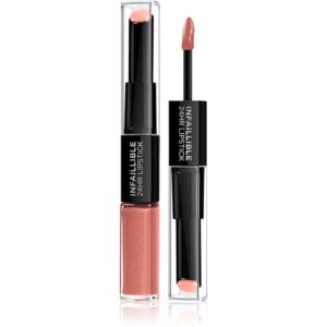 L’Oréal Paris Infallible ruj rezistent si luciu de buze. 2 in 1 culoare 312 Incessant Russet 5 ml-ro