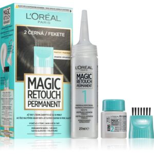 L’Oréal Paris Magic Retouch Permanent culoare de uniformizare pentru rădăcini cu aplicator culoare 2 BLACK 1 buc-ro