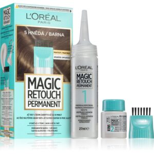 L’Oréal Paris Magic Retouch Permanent culoare de uniformizare pentru rădăcini cu aplicator culoare 5 BROWN-ro