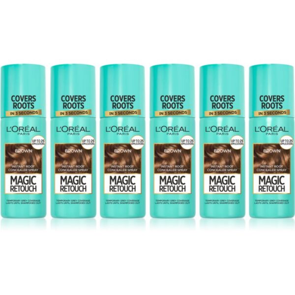 L’Oréal Paris Magic Retouch spray instant pentru camuflarea rădăcinilor crescute culoare Brown-ro