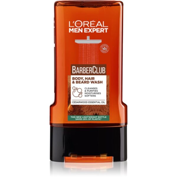 L’Oréal Paris Men Expert Barber Club Gel de duș pentru bărbați pentru păr
