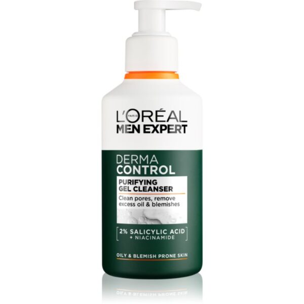 L’Oréal Paris Men Expert Derma Control gel de curățare cu niacinamidă 260 ml-ro