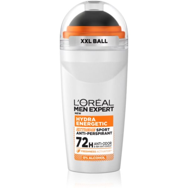 L’Oréal Paris Men Expert Hydra Energetic antiperspirant roll-on impotriva mirosului si transpiratiei 50 ml-ro
