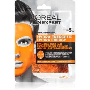 L’Oréal Paris Men Expert Hydra Energetic mască textilă hidratantă pentru barbati 30 g-Țena
