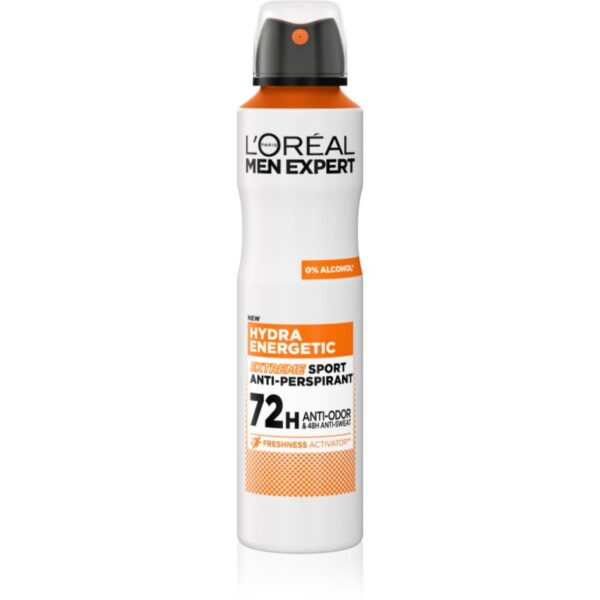 L’Oréal Paris Men Expert Hydra Energetic spray anti-perspirant impotriva mirosului si transpiratiei 150 ml-ro