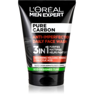 L’Oréal Paris Men Expert Pure Carbon gel de curatare 3 in 1 impotriva imperfectiunilor pielii 100-ro