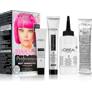 L’Oréal Paris Préférence Meta Vivids vopsea de păr semipermanentă culoare 7.222 Meta Pink 1 buc-Țena