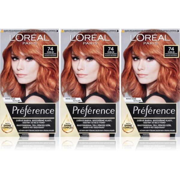 L’Oréal Paris Préférence culoare par ambalaj economic culoare 7.4 Mango Copper-ro