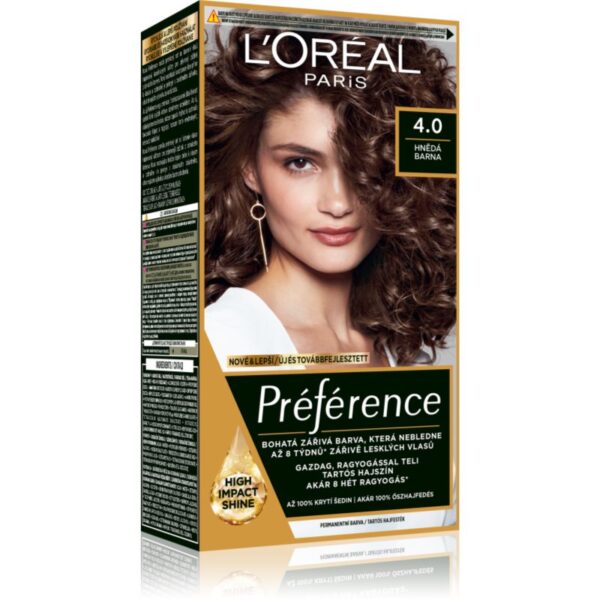 L’Oréal Paris Préférence culoare par culoare 4.0 Hnědá 1 buc-ro