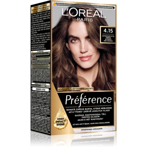 L’Oréal Paris Préférence culoare par culoare 4.15 Intense Deep Brown 1 buc-Țena