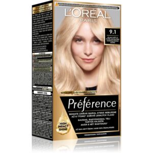 L’Oréal Paris Préférence culoare par culoare 9.1 Viking Light Ash Blonde-Țena