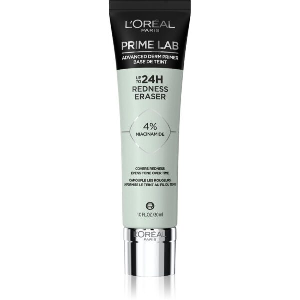 L’Oréal Paris Prime Lab 24H Redness Eraser bază de machiaj împotriva înroșirii 30 ml-ro