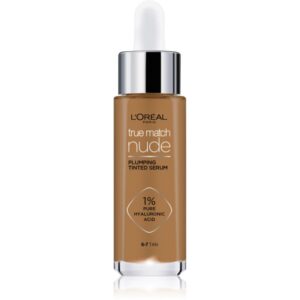 L’Oréal Paris True Match Nude Plumping Tinted Serum ser pentru uniformizarea nuantei tenului culoare 6-7 Tan 30 ml-ro