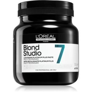 L’Oréal Professionnel Blond Studio Platinium Plus crema decoloranta pentru par natural sau vopsit 500 g-Țena
