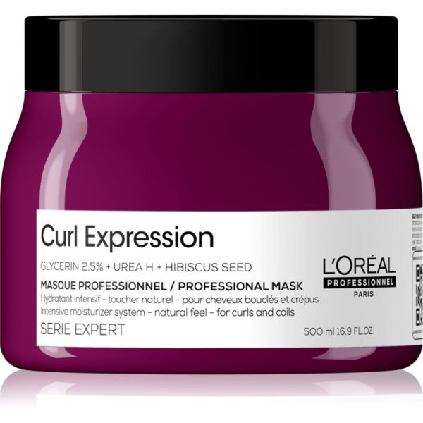 L’Oréal Professionnel Curl Expression masca pentru hidratare intensa pentru par ondulat si cret 500 ml-Țena
