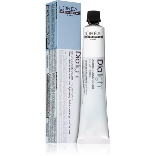 L’Oréal Professionnel Dia Light Culoare permanenta pentru par fără amoniac culoare 7.01 Biondo Cenere Medio Naturale 50 ml-ro