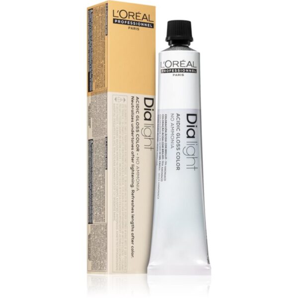 L’Oréal Professionnel Dia Light Culoare permanenta pentru par fără amoniac culoare 8.3 Biondo Chiaro Dorato 50 ml-Țena