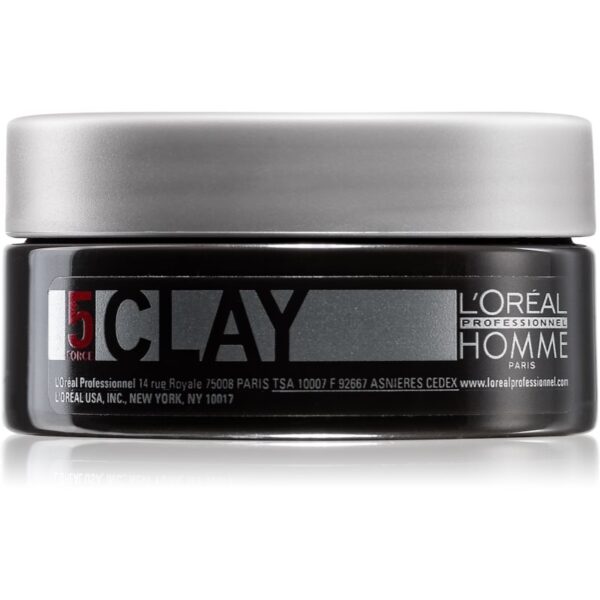 L’Oréal Professionnel Homme 5 Force Clay lut modelator fixare puternică 50 ml-ro