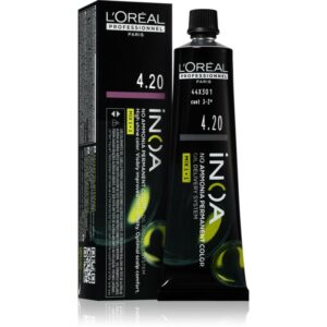 L’Oréal Professionnel Inoa Culoare permanenta pentru par fără amoniac culoare 4.20 60 ml-ro
