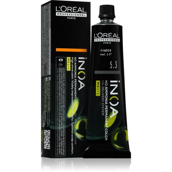 L’Oréal Professionnel Inoa Culoare permanenta pentru par fără amoniac culoare 5.3 60 ml-ro