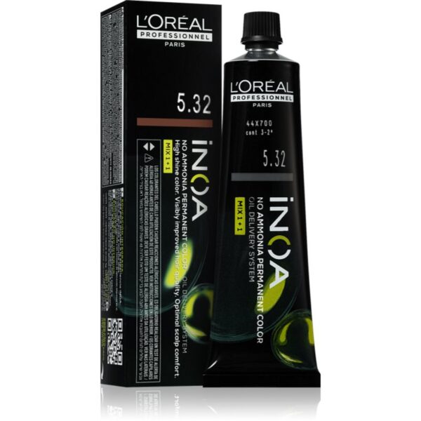 L’Oréal Professionnel Inoa Culoare permanenta pentru par fără amoniac culoare 5.32 60 ml-ro