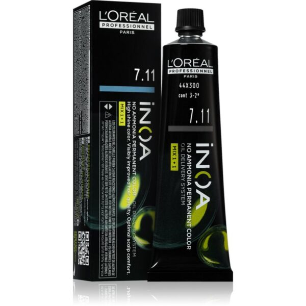 L’Oréal Professionnel Inoa Culoare permanenta pentru par fără amoniac culoare 7.11 60 ml-ro