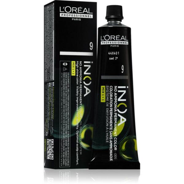 L’Oréal Professionnel Inoa Culoare permanenta pentru par fără amoniac culoare 9 60 ml-ro
