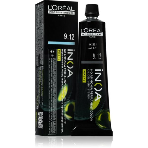 L’Oréal Professionnel Inoa Culoare permanenta pentru par fără amoniac culoare 9.12 60 ml-Țena