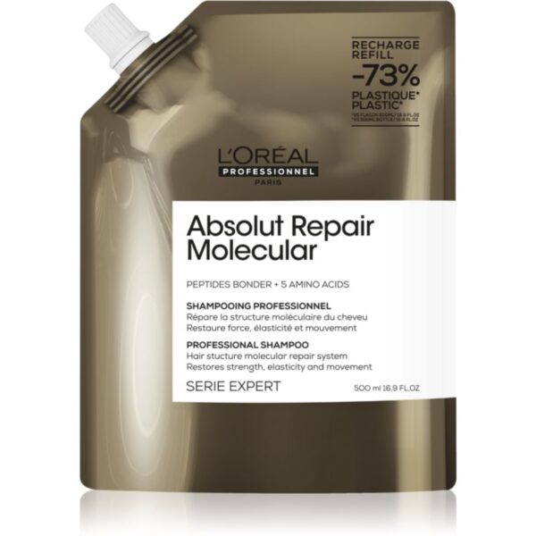 L’Oréal Professionnel Serie Expert Absolut Repair Molecular șampon fortifiant pentru păr deteriorat 500 ml-ro