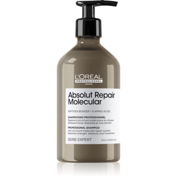 L’Oréal Professionnel Serie Expert Absolut Repair Molecular șampon fortifiant pentru păr deteriorat 500 ml-ro