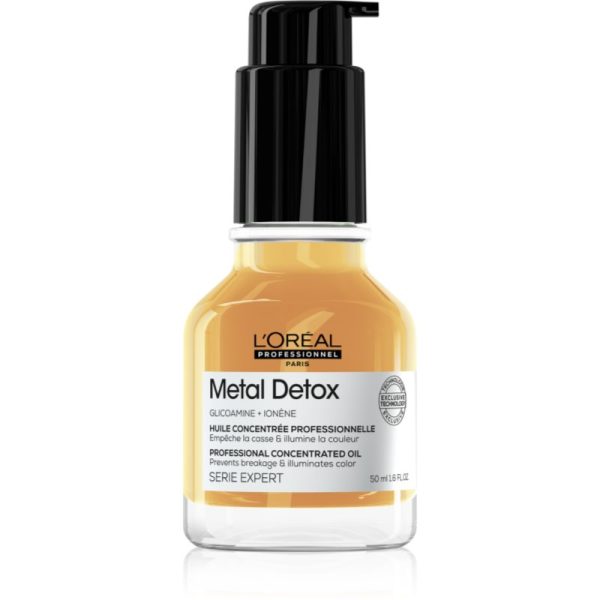 L’Oréal Professionnel Serie Expert Metal Detox Ulei nutritiv pentru păr împotriva părului fragil 50 ml-ro