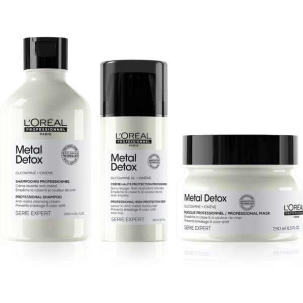 L’Oréal Professionnel Serie Expert Metal Detox ambalaj economic pentru par vopsit si deteriorat-Țena