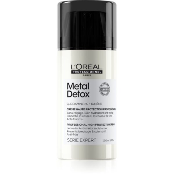 L’Oréal Professionnel Serie Expert Metal Detox cremă protectoare petru par fragil si fara vlaga 100 ml-Țena
